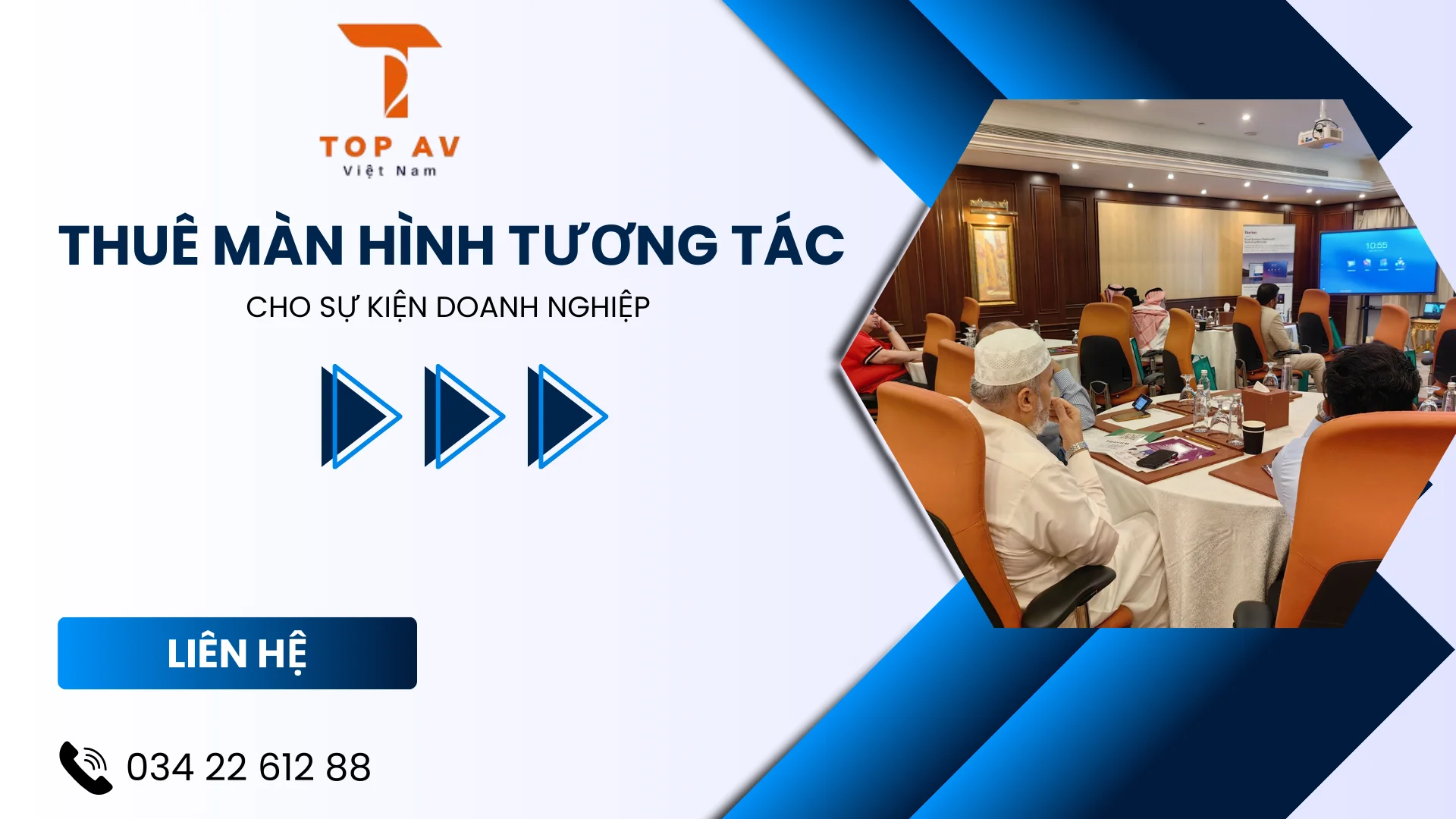 Thuê màn hình tương tác cho sự kiện – Giải pháp trình chiếu hiện đại, chuyên nghiệp